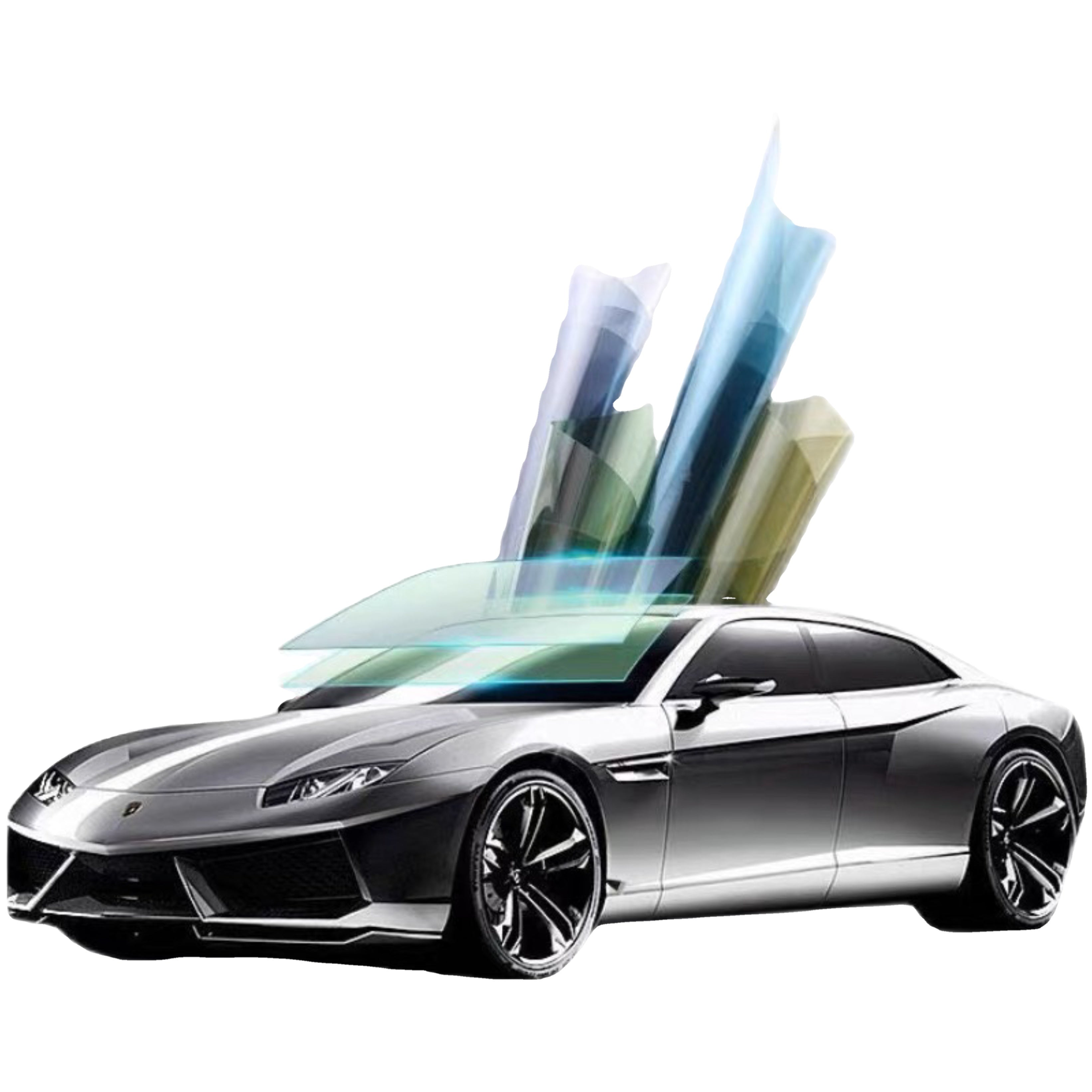 LUXEN GLE-ET Nano Ceramic Car Privacy Solar Window Films Vlt 70% Super Clear Color