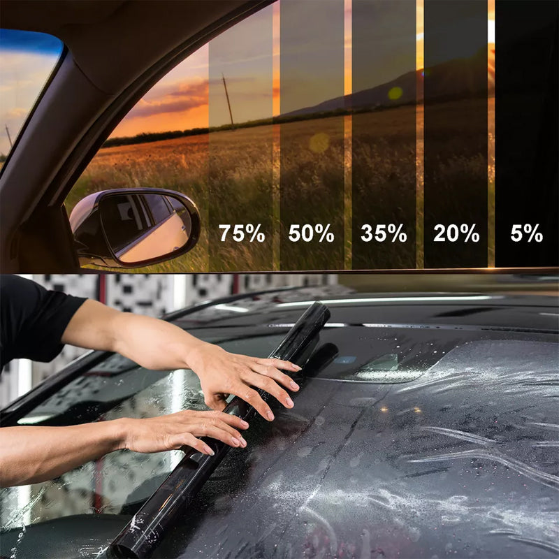 LUXEN GLE-ET Nano Ceramic Car Privacy Solar Window Films Vlt 70% Super Clear Color